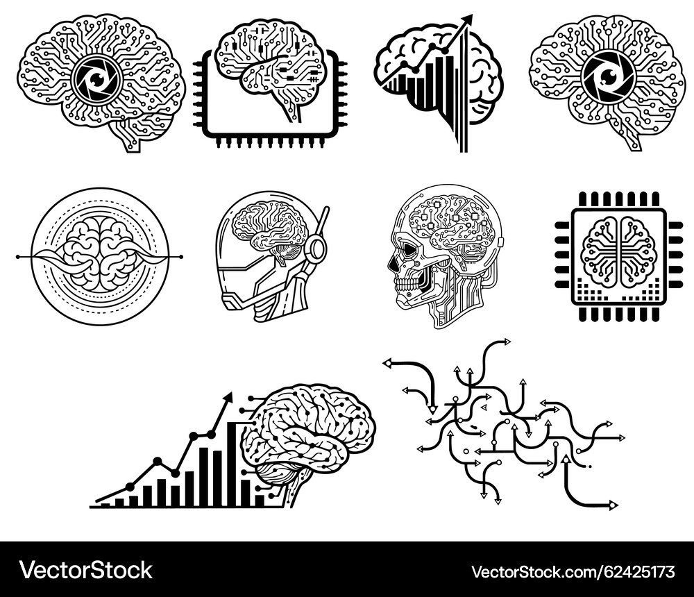 Data Analytics & Intelligence Icons – Free Vector | VectorStock
