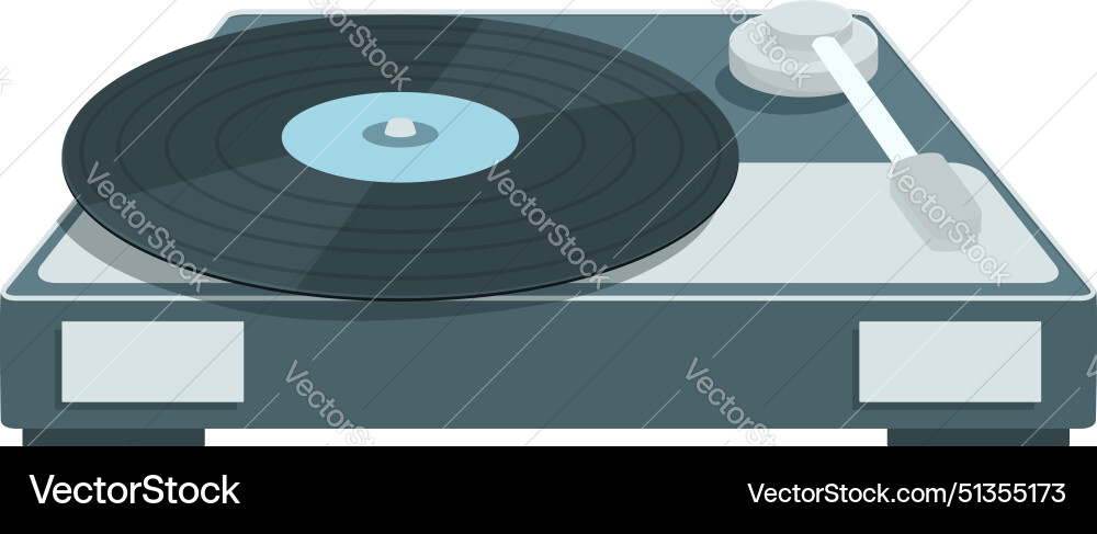 Digital of a classic vinyl record Royalty Free Vector Image
