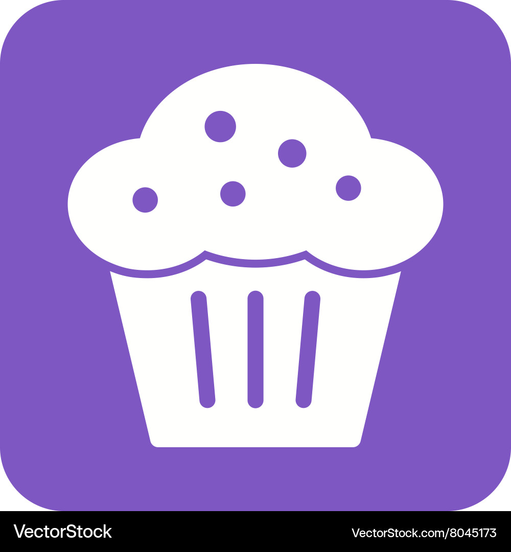 Muffin Vector Image
