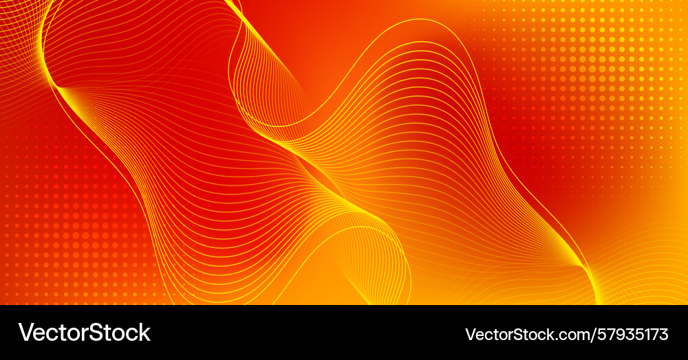 Soft textured red and yellow gradient color Vector Image