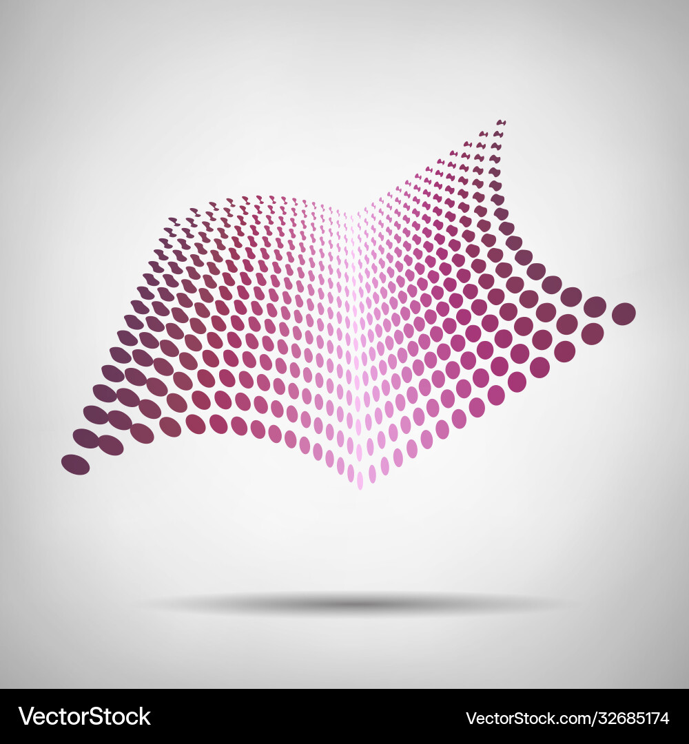 Abstract geometric element consisting circles Vector Image