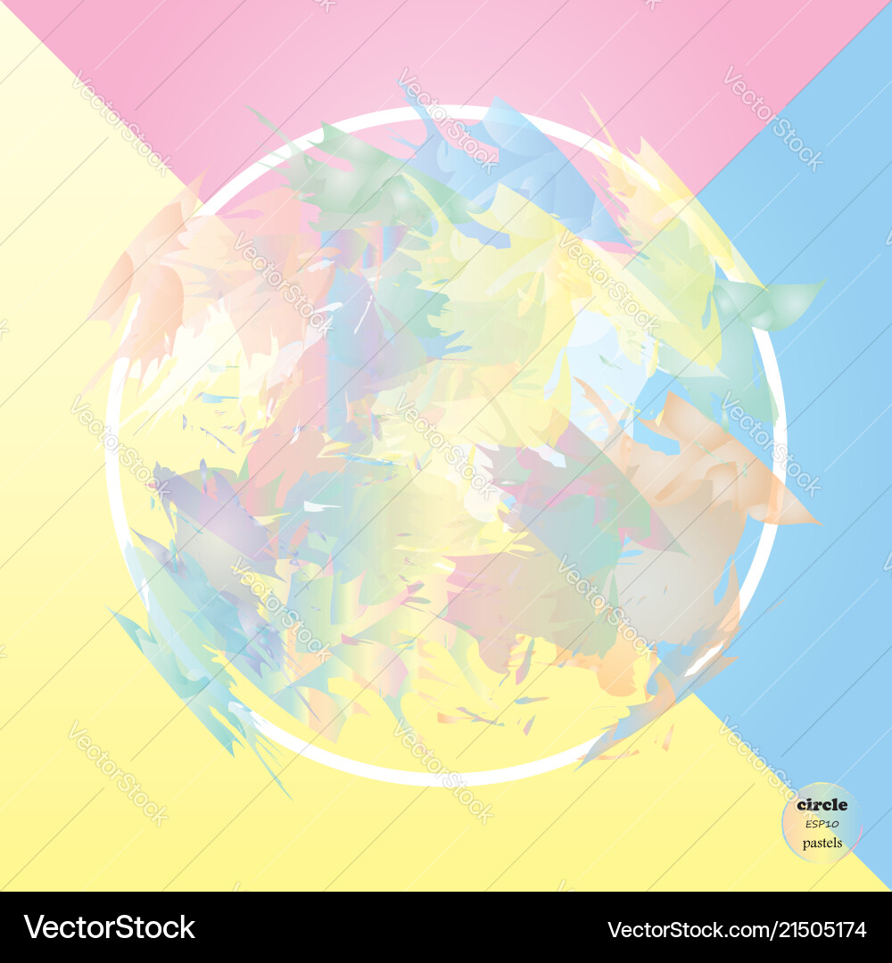 Design colorful circles with line elements Design colorful circles with line elements vector image