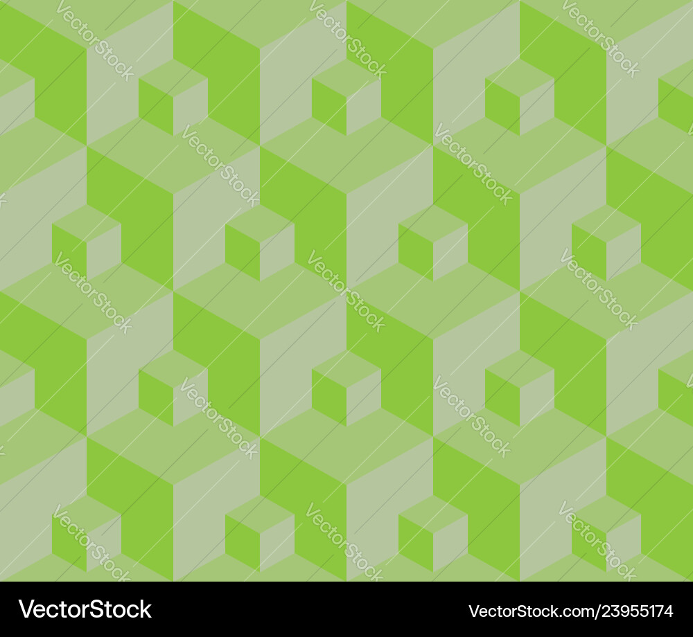Seamless pattern 3d cube Seamless pattern 3d cube vector image