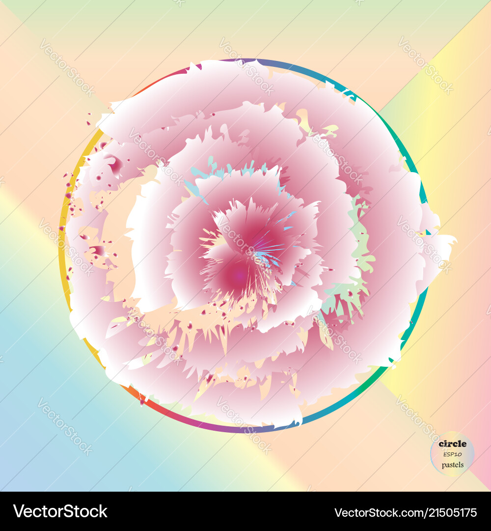 Design colorful circles with line elements Design colorful circles with line elements vector image