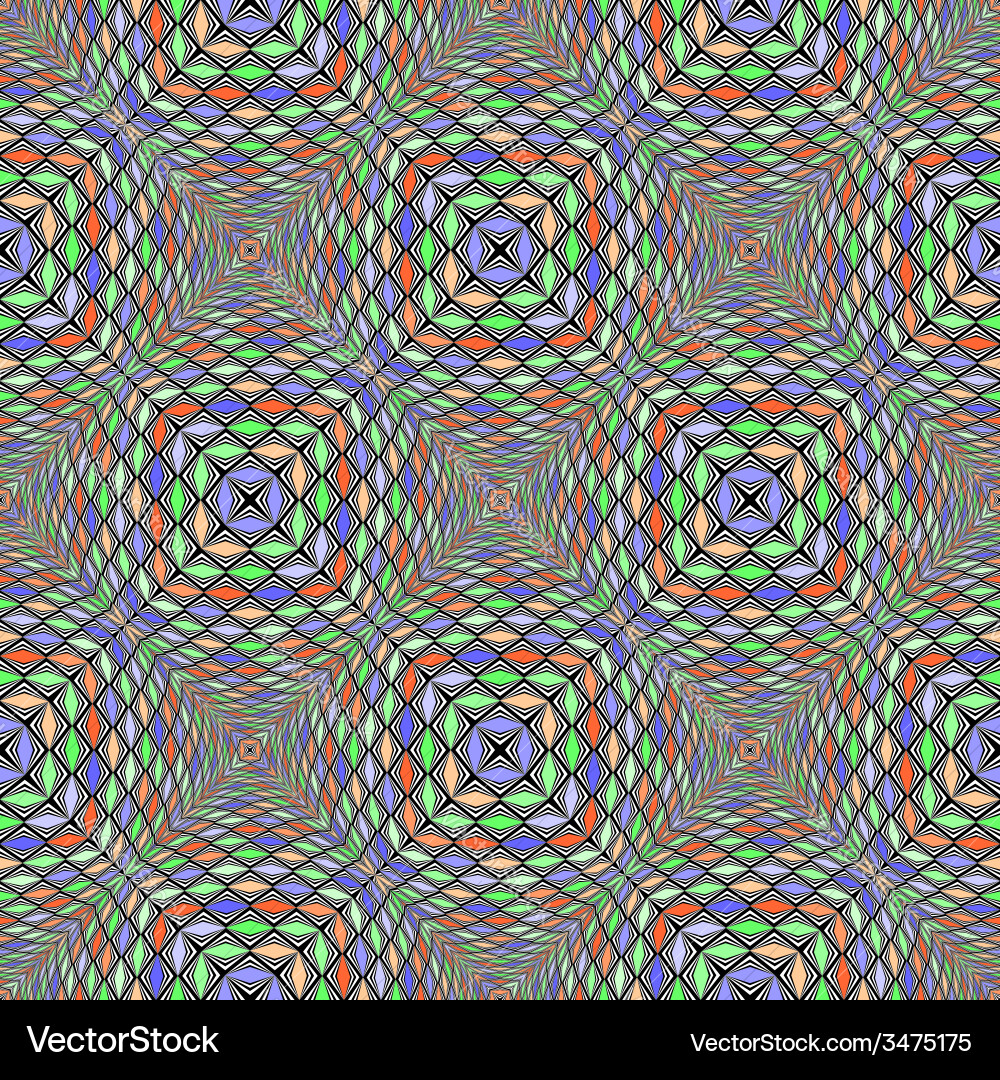 Design seamless colorful mosaic pattern vector image