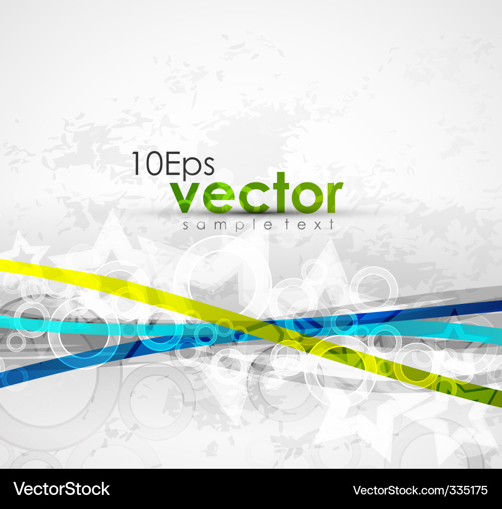 Dynamic Color Wave Background Vector Image