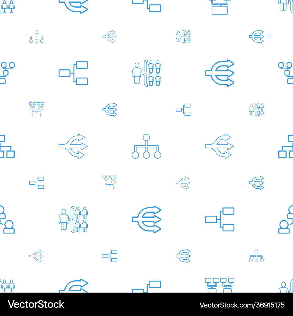Hierarchy icons pattern seamless white background Hierarchy icons pattern seamless white background vector image