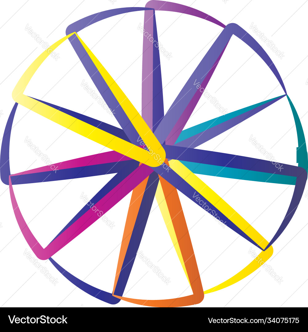 Simple pie chart-graph and diagram circle Simple pie chart-graph and diagram circle Vector Image