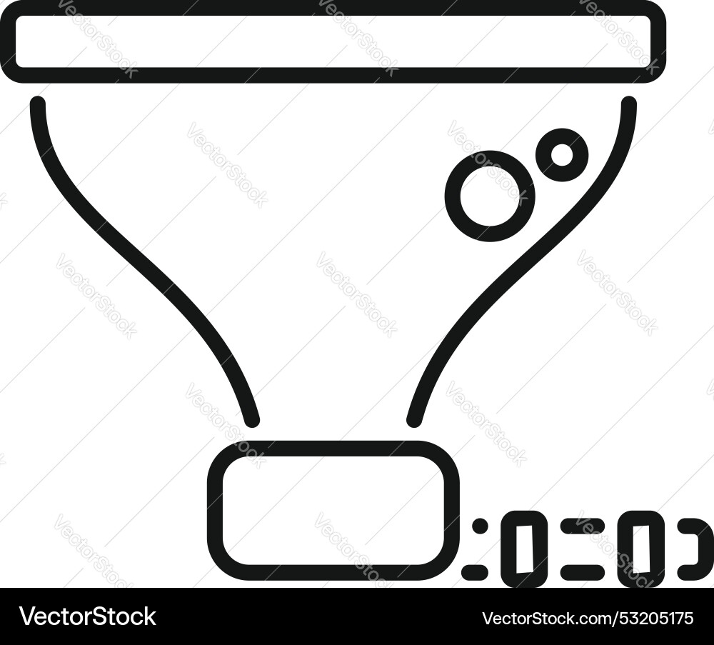 Smart irrigation system working with timer icon Smart irrigation system working with timer icon vector image
