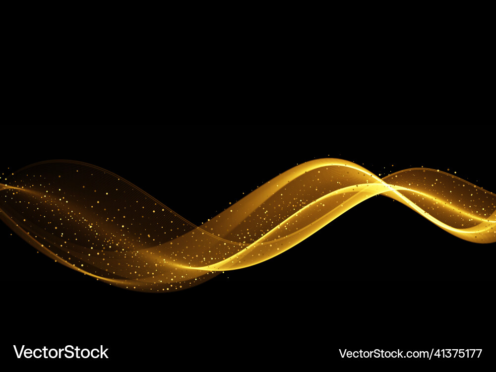 Abstract dark shiny wave background on black Abstract dark shiny wave background on black Vector Image