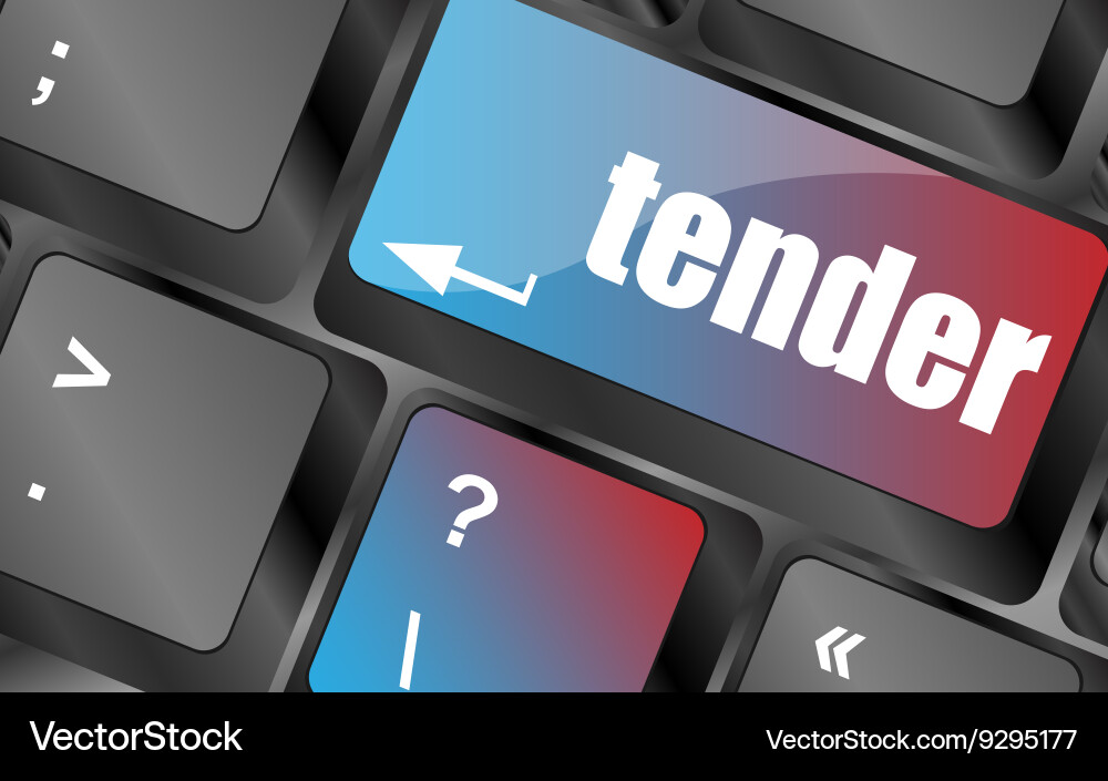 Button on modern computer keyboard with word vector image