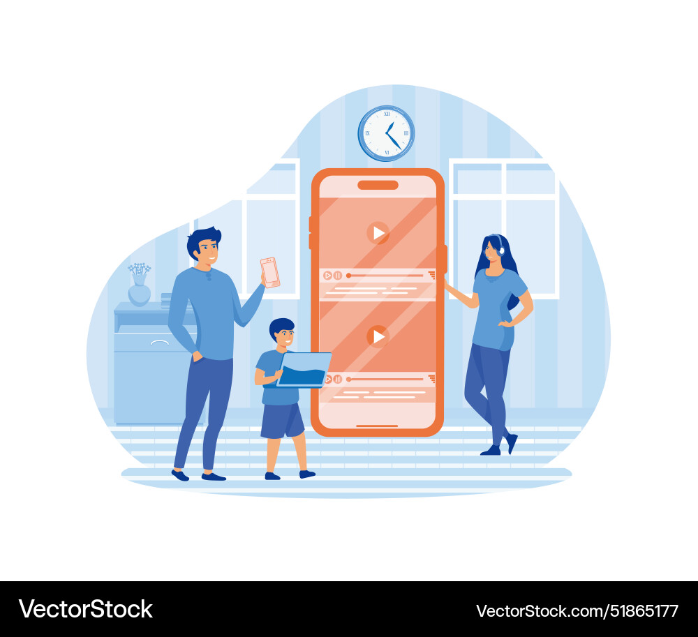 Digital overload abstract concept screen Vector Image