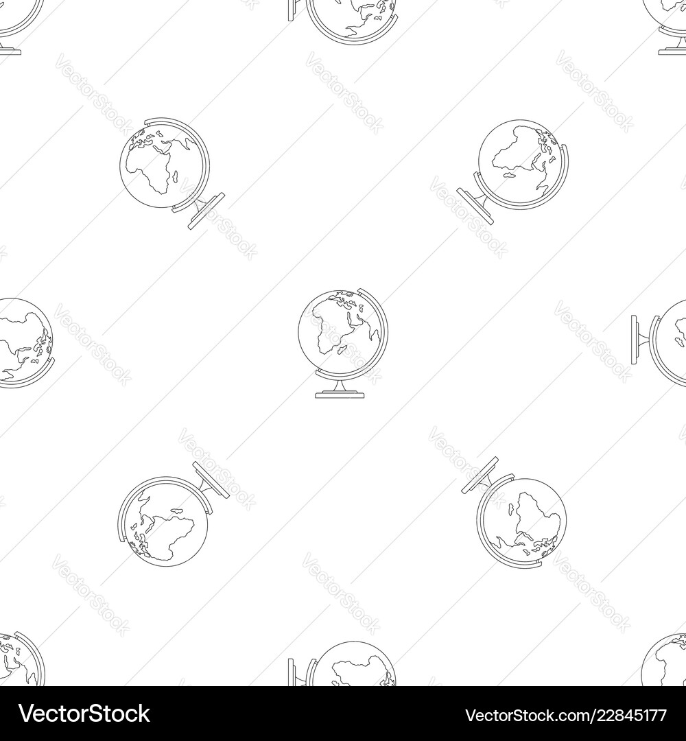 Map pattern seamless Vector Image
