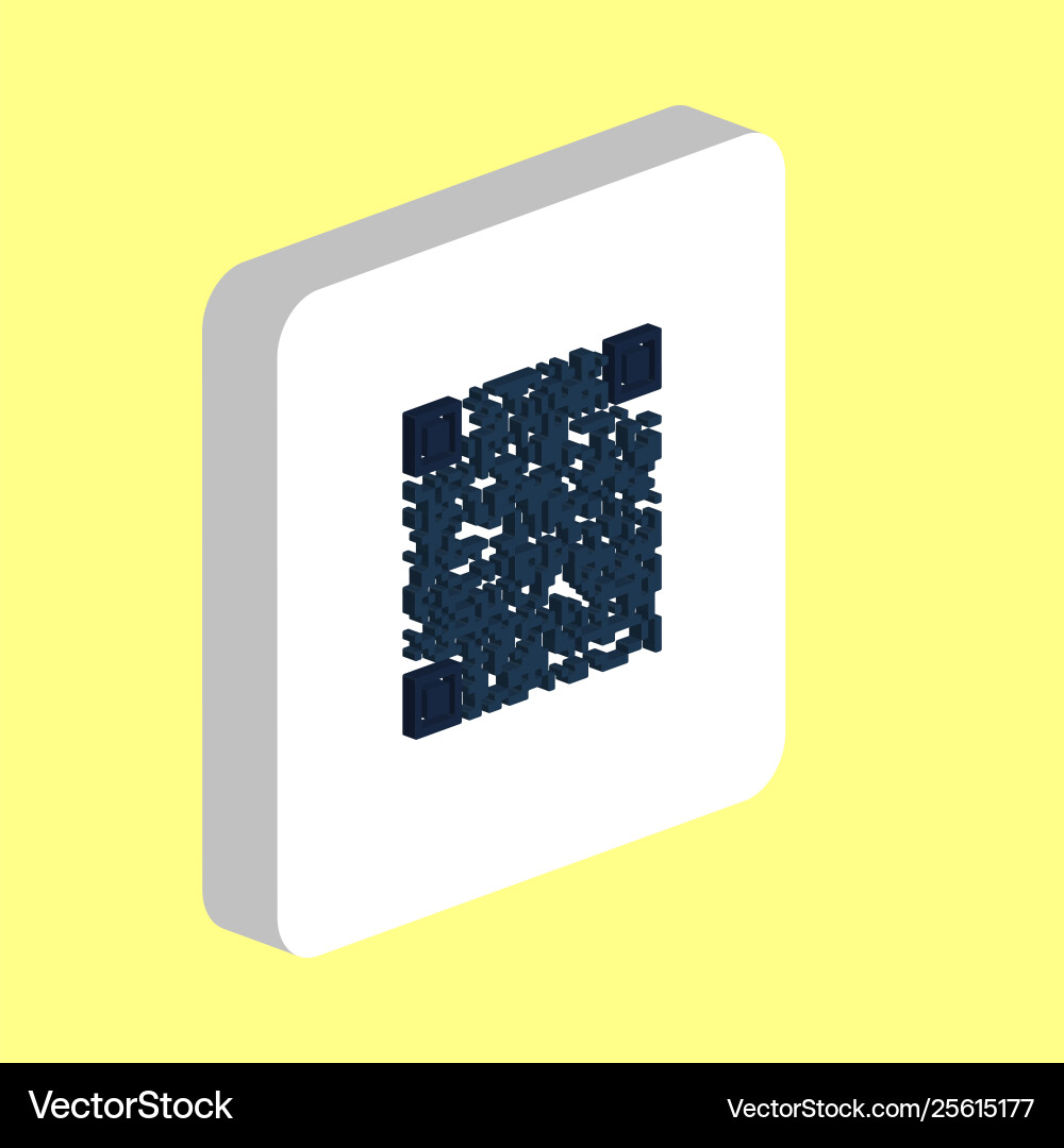 Qr code computer symbol Vector Image