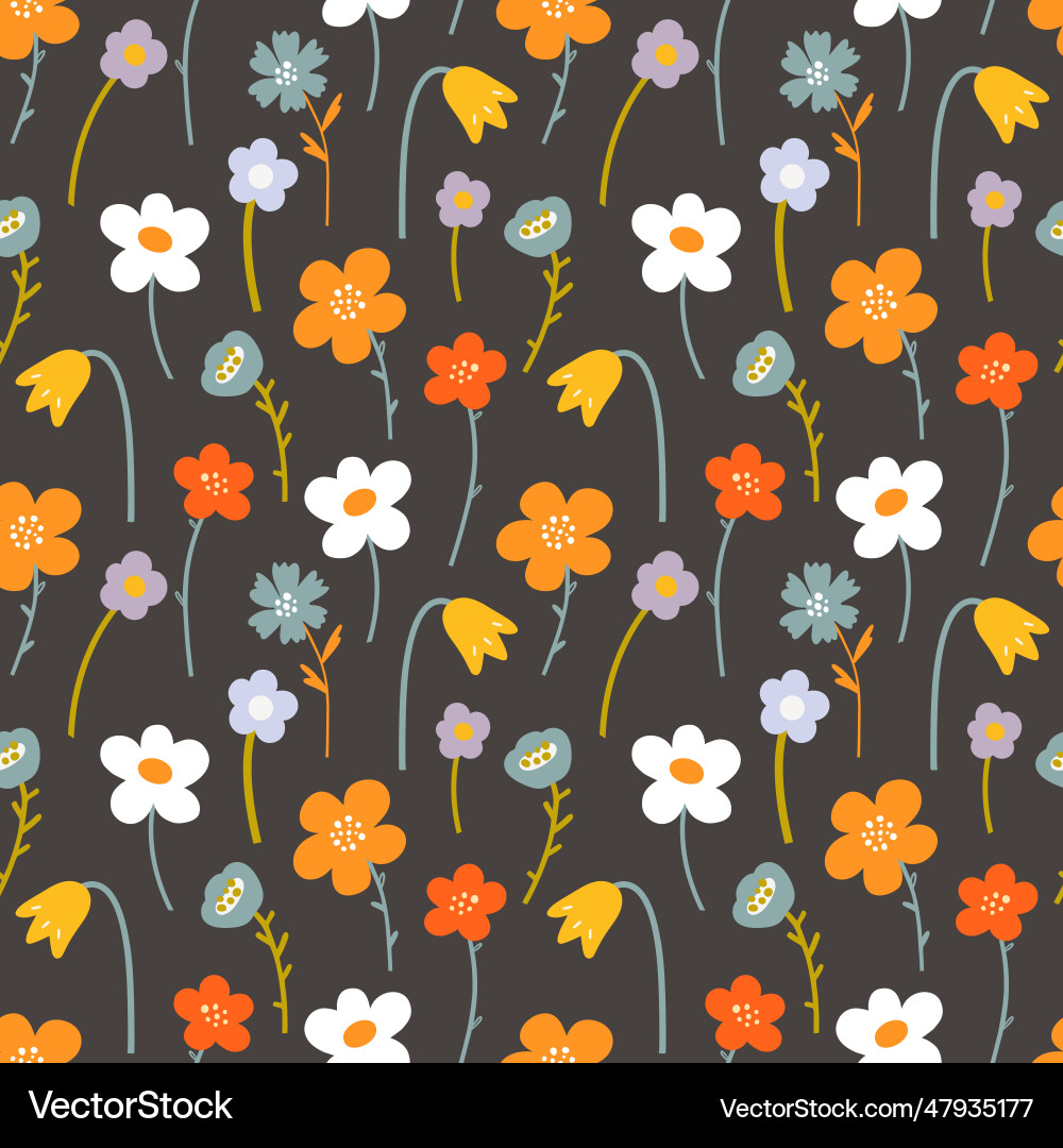 Seamless pattern with multi-colored abstract Vector Image