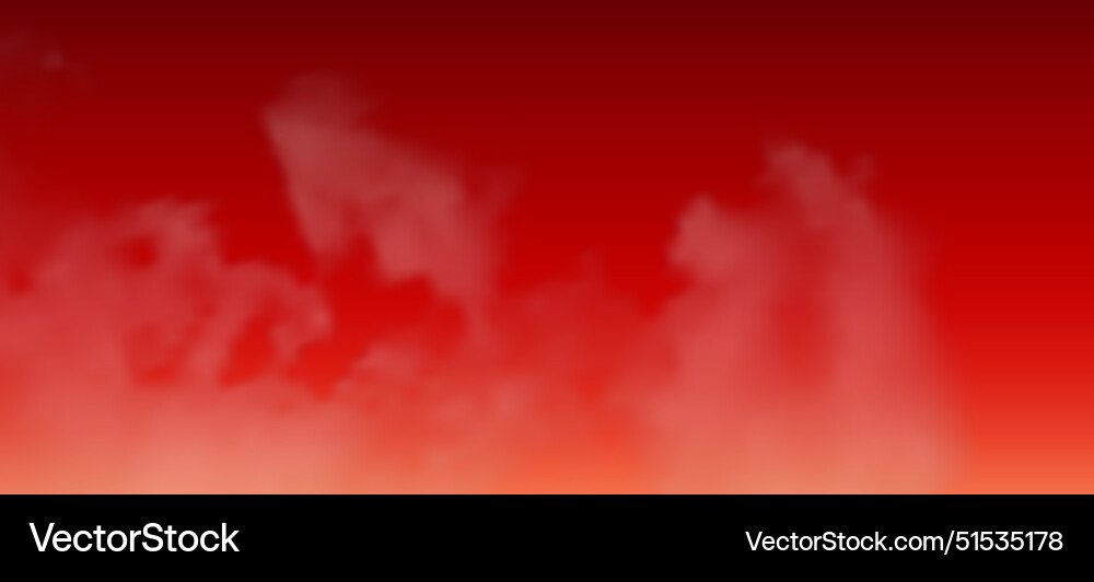 Modern colorful gradient background with clouds vector image