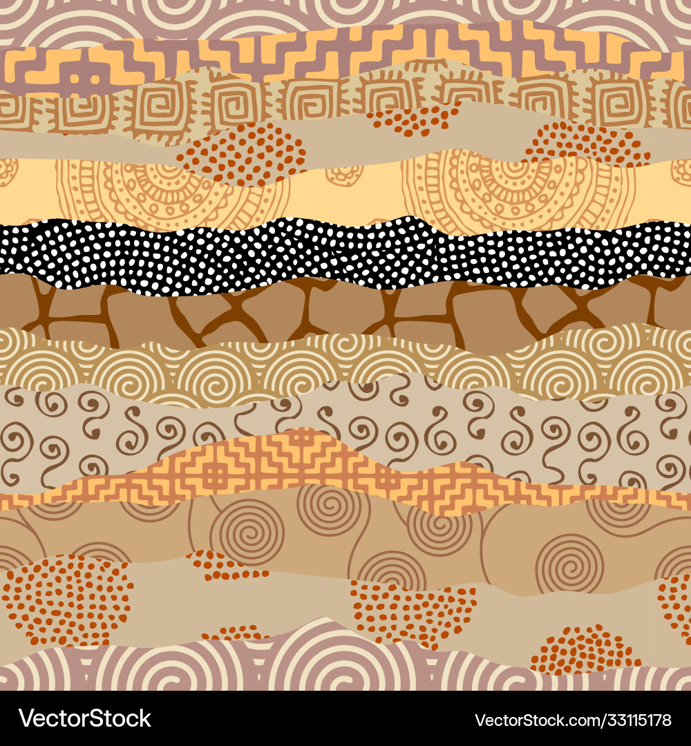 Patchwork textile pattern seamless quilting Vector Image