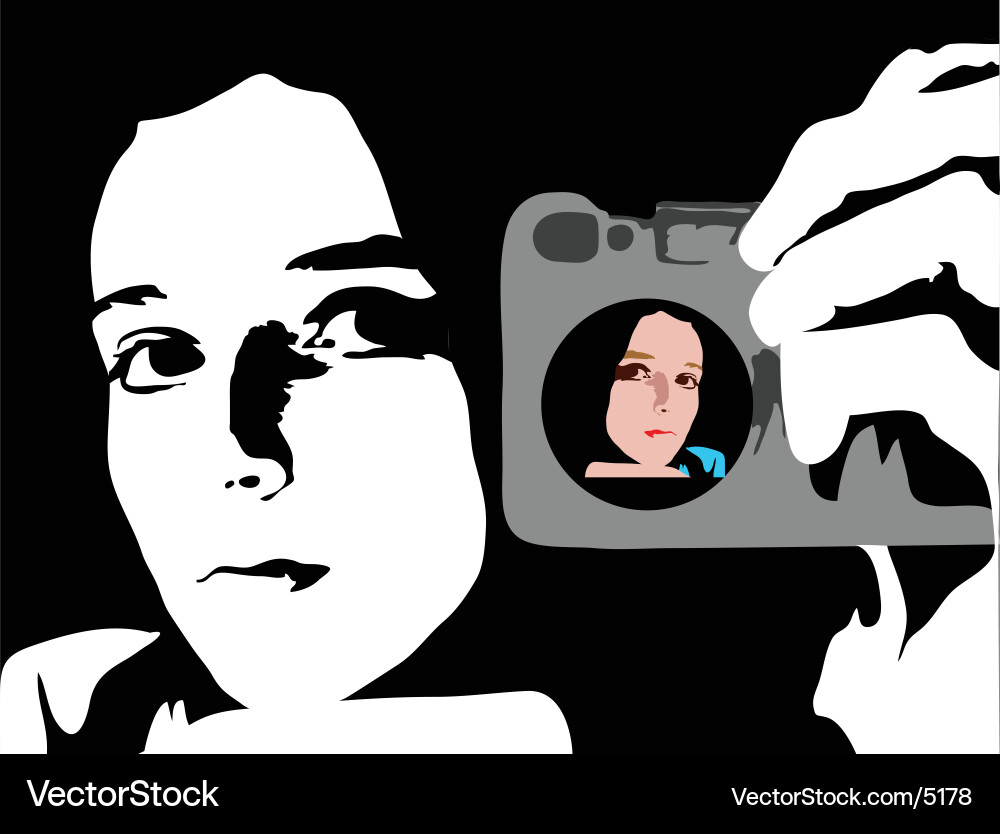 Self-Reflection vector image