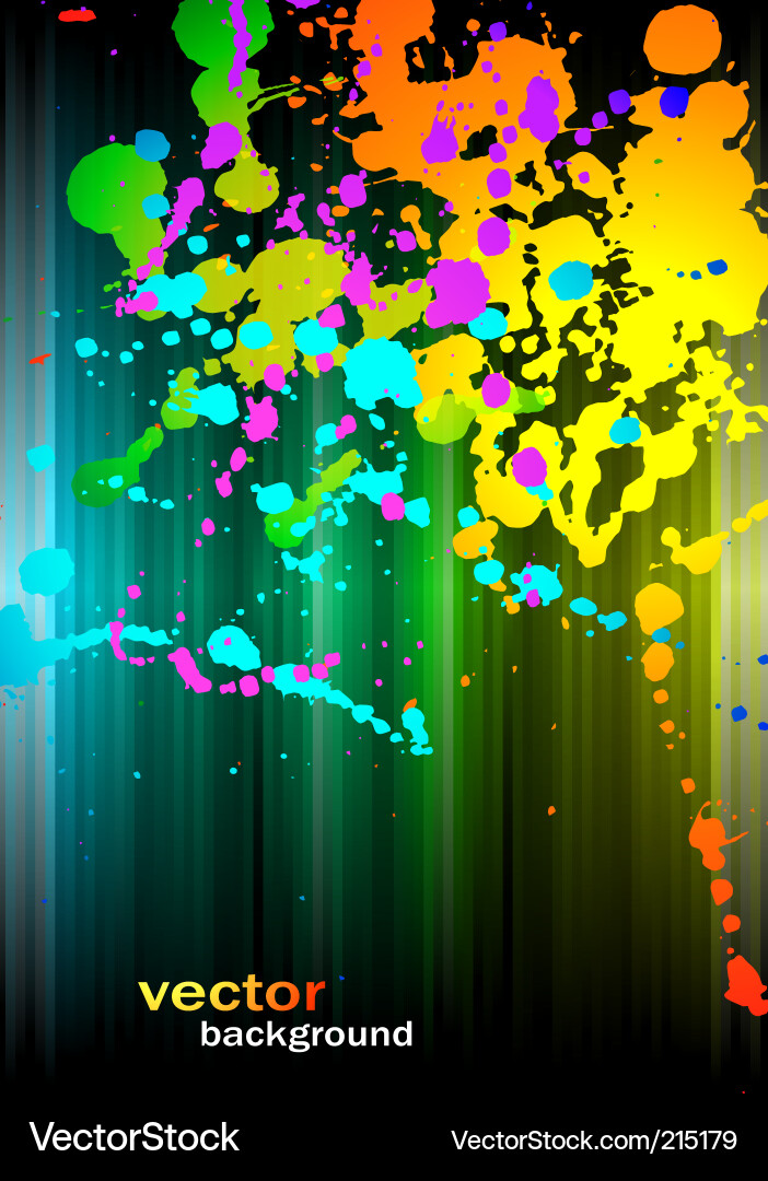 Abstract Splash Background Vector Image