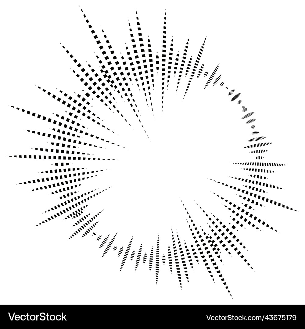 Abstract Sunburst Rays Royalty Free Vector Image