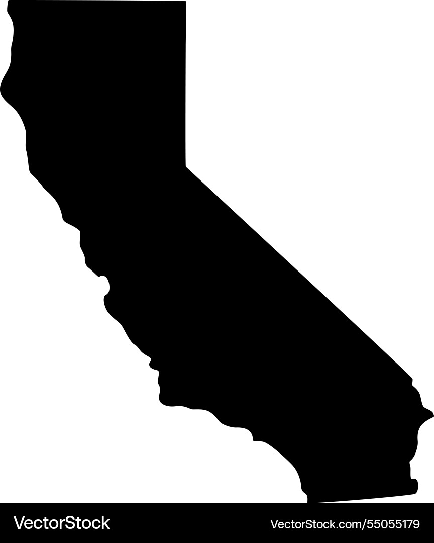 California State Flat Icon Design California State Flat Icon Design vektorbild
