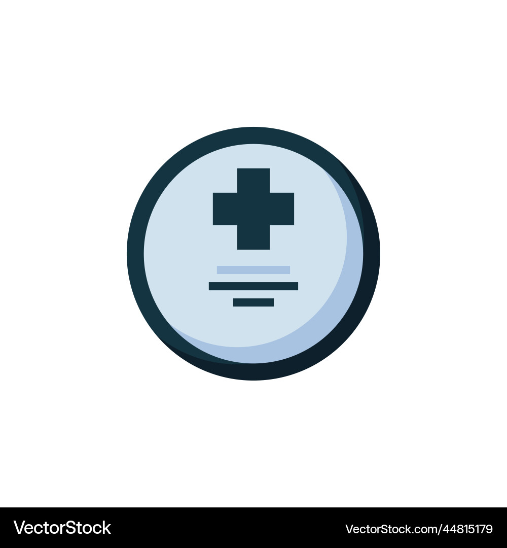 Cmos icon computer component flat style vector image