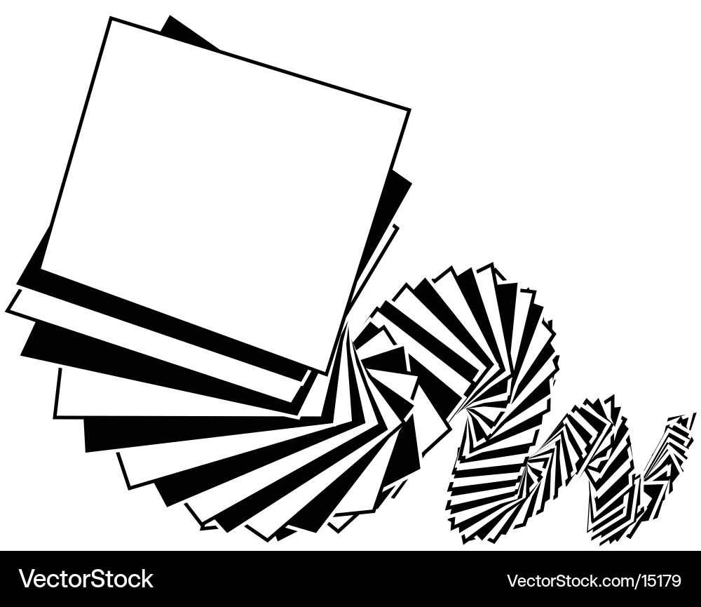 Overlapping Squares Vector Image