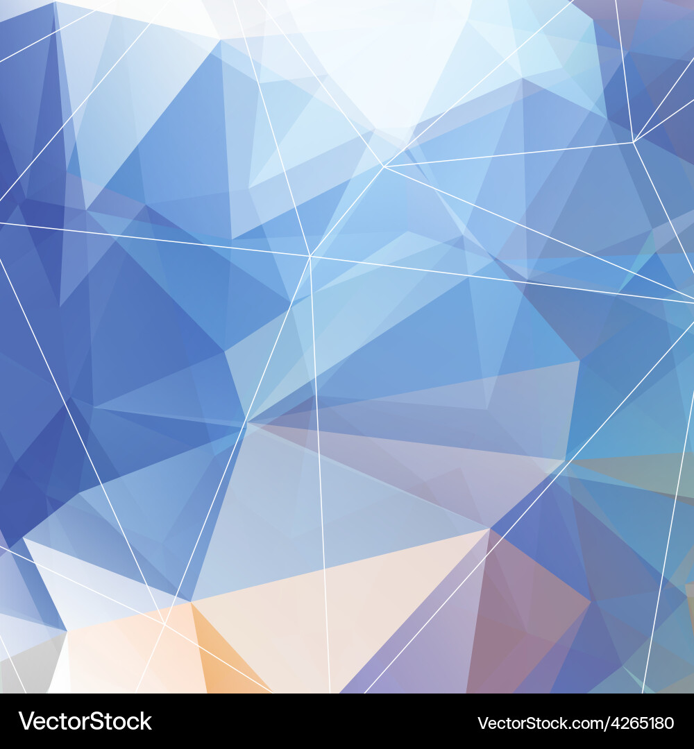 Abstract Polygonal Geometry Background vector image