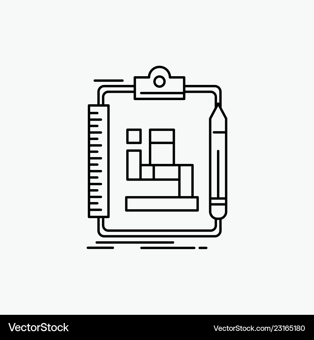 Algorithm process scheme work workflow line icon Algorithm process scheme work workflow line icon Vector Image