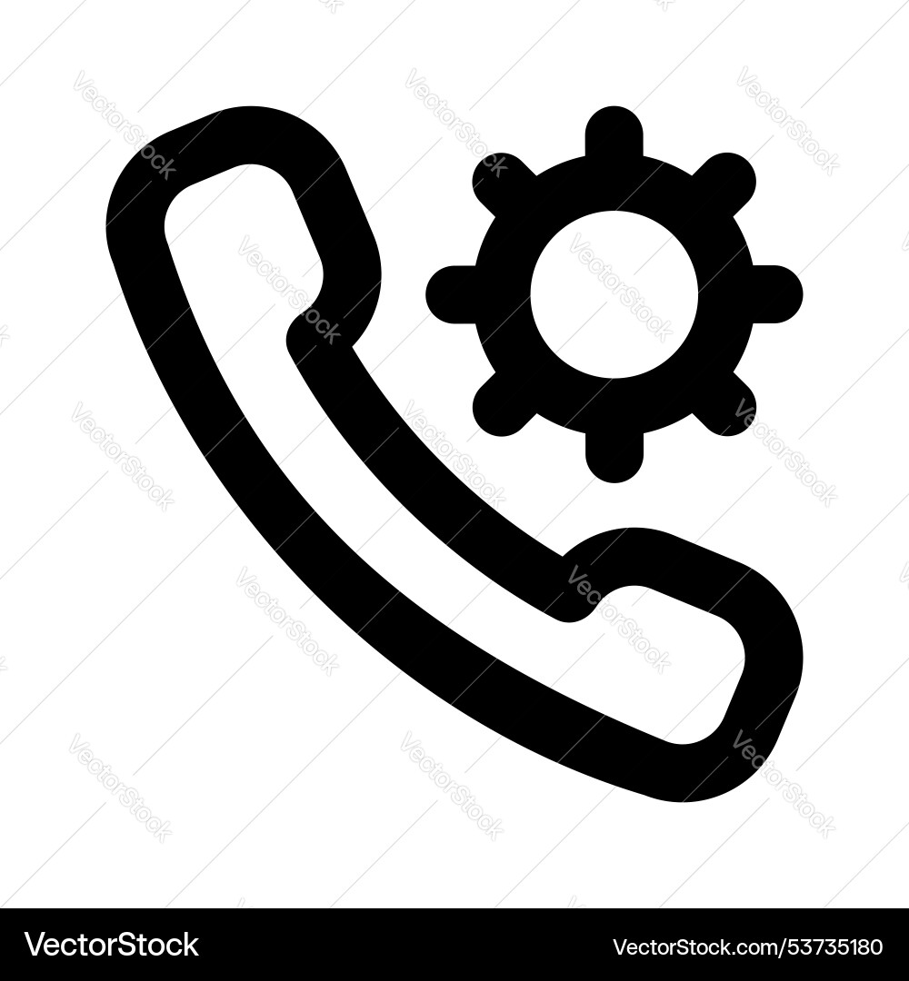 Call setting Vector Image