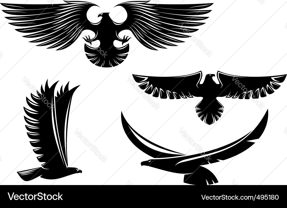 Eagle Symbol Collection vector image