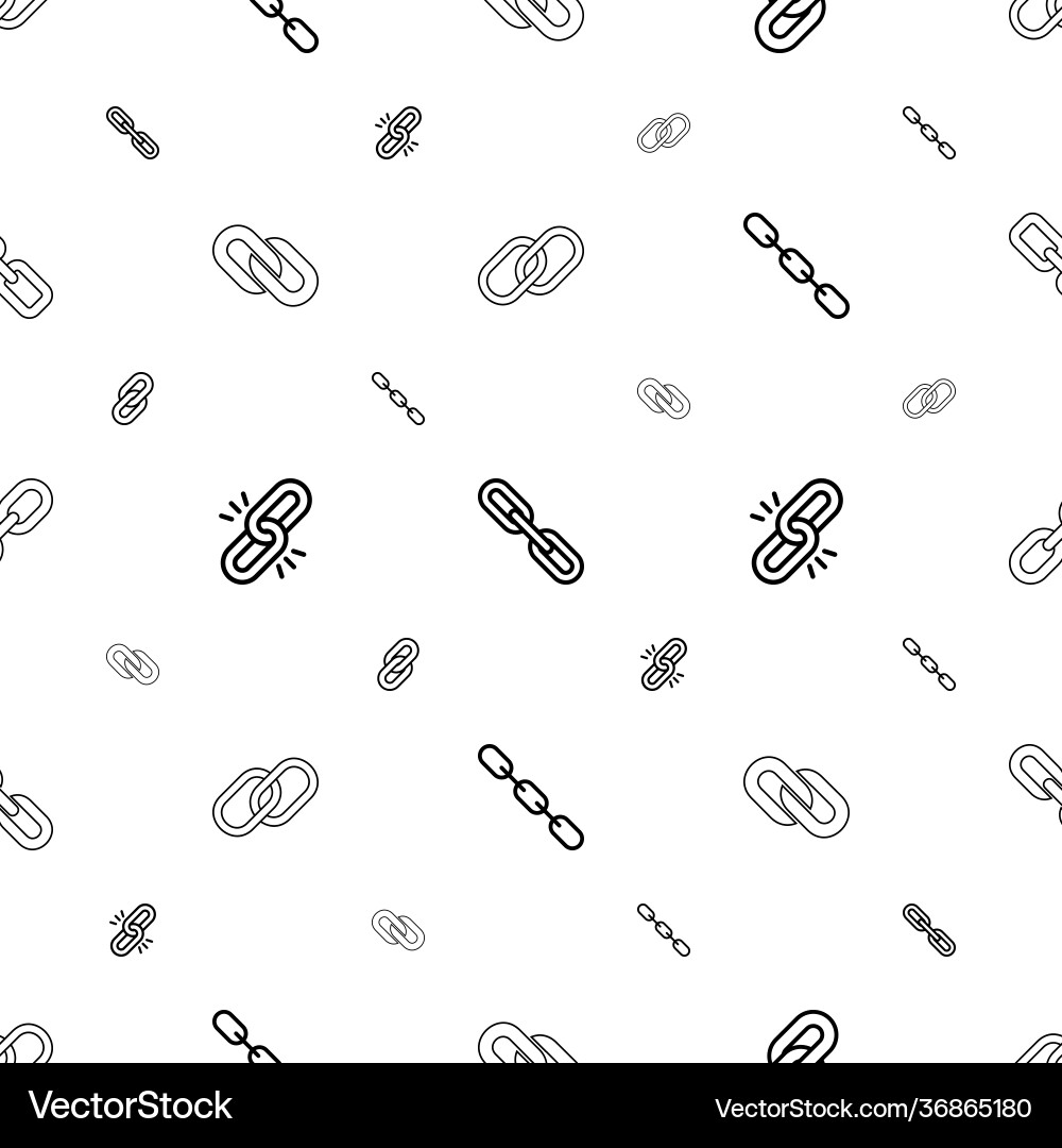 Hyperlink icons pattern seamless white background Hyperlink icons pattern seamless white background Vector Image