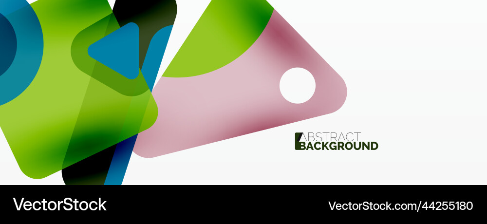 Primitive geometric shapes - line triangle Vector Image