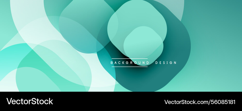 Abstract background with layered translucent Vector Image