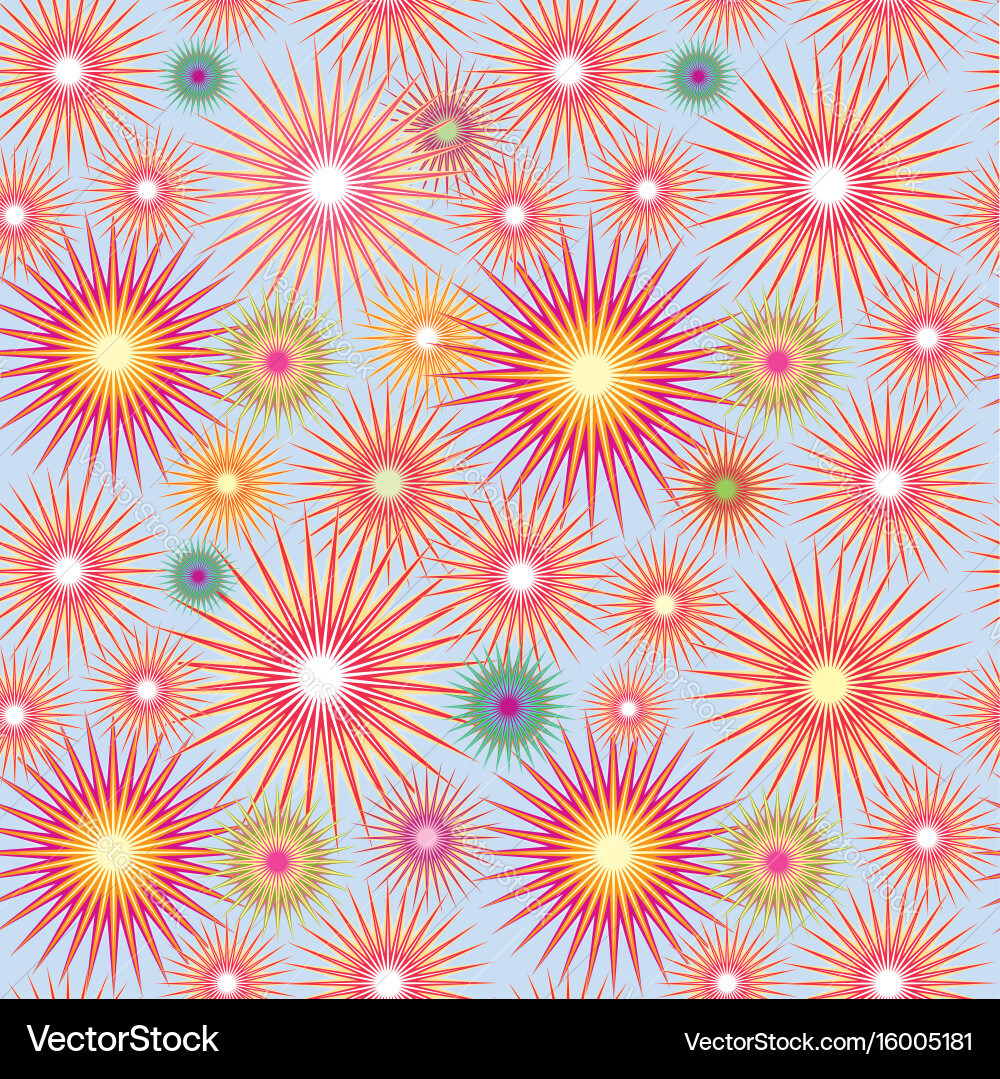 Abstract pattern firework spot background vector image