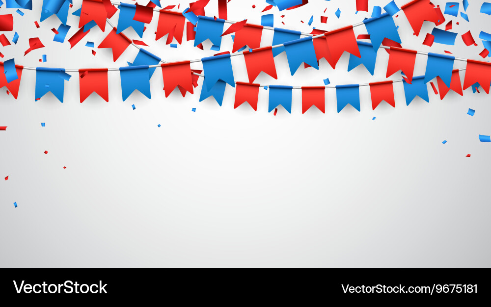 Background with flags Vector Image