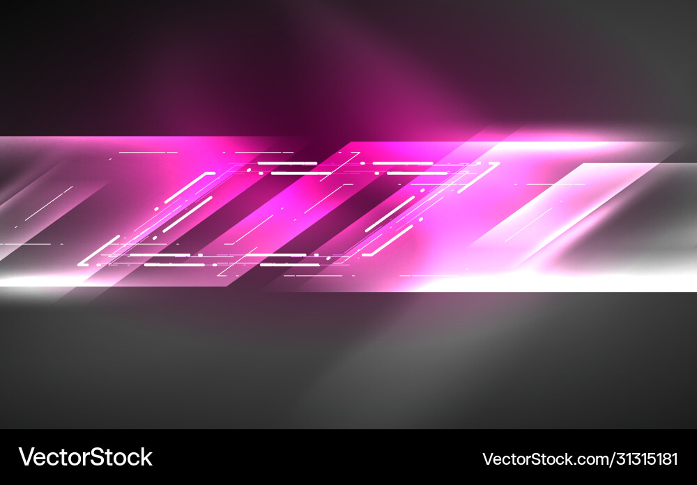 Dynamic neon shiny abstract background trendy Vector Image