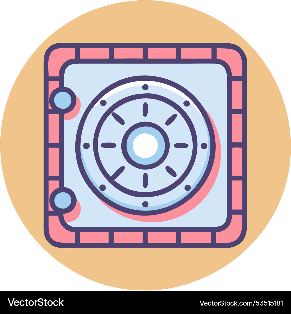 Fortress lock the ultimate solution for securing Fortress lock the ultimate solution for securing Vector Image