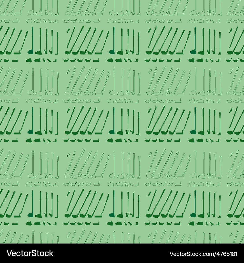 Golf sport clubs texture Vector Image