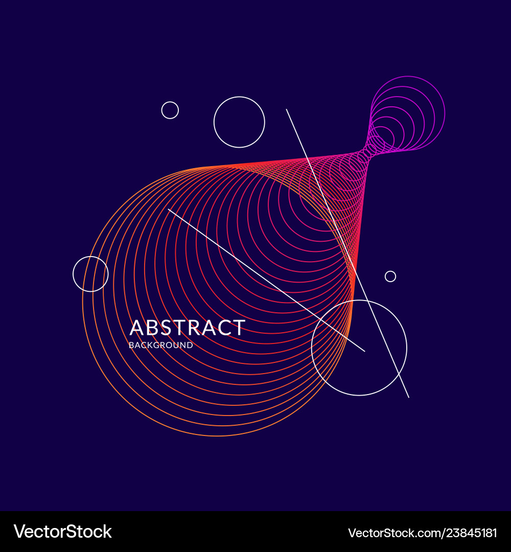 Modern abstract background with colored Vector Image