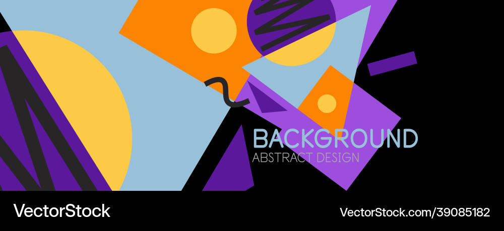 Abstract background blocks lines triangles Abstract background blocks lines triangles vector image