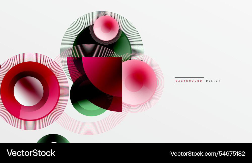 Abstract composition of overlapping circles Abstract composition of overlapping circles vector image
