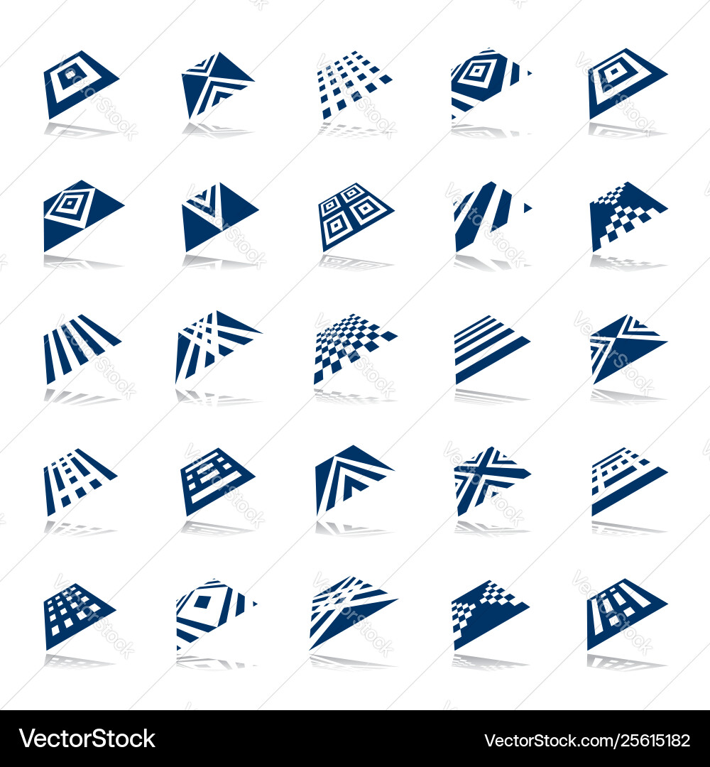 Design elements set Vector Image
