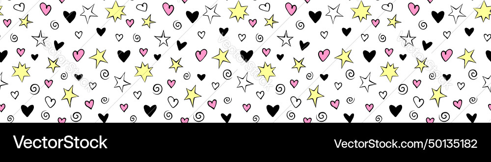 Seamless pattern of simple bright elements Seamless pattern of simple bright elements Vector Image