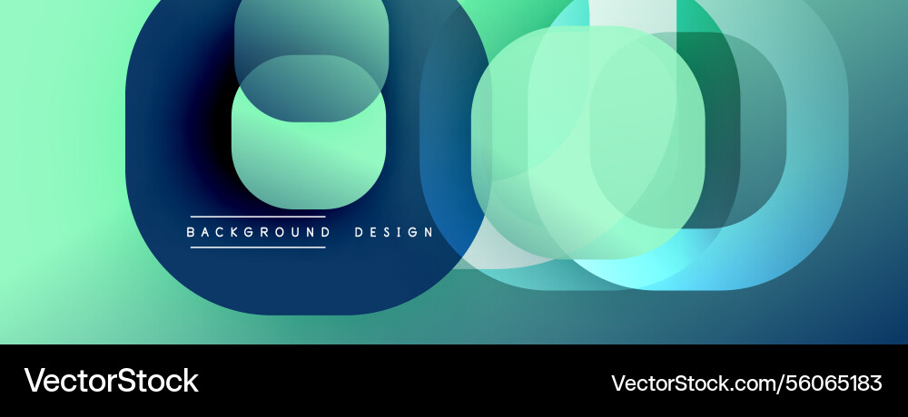 Abstract background with layered translucent Vector Image