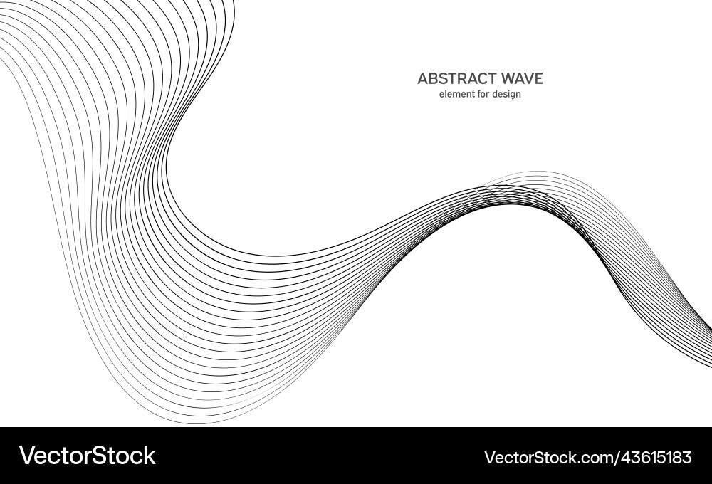 Abstract wave element for design digital Abstract wave element for design digital Vector Image