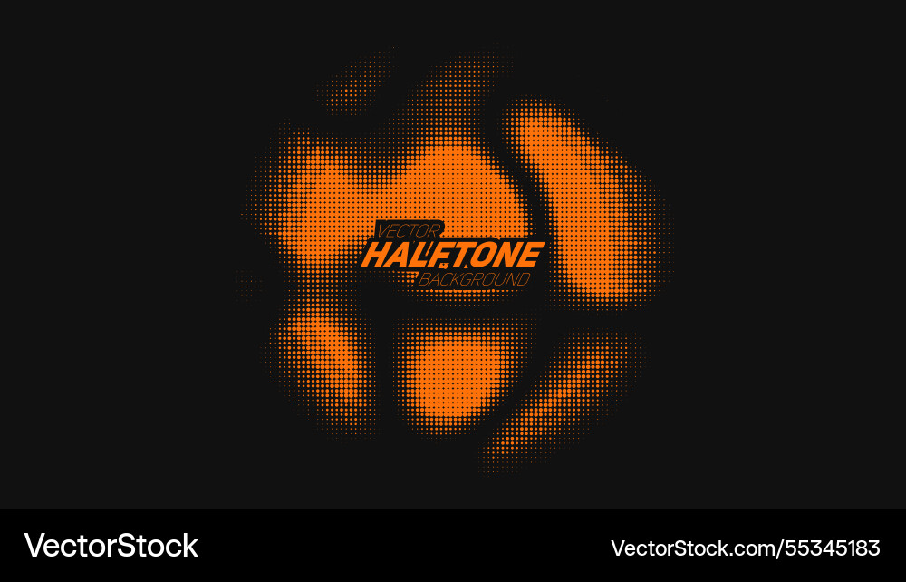 Abstrakte zerrissene orange Halbton verzerrt Abstrakte zerrissene orange Halbton verzerrt vektorbild