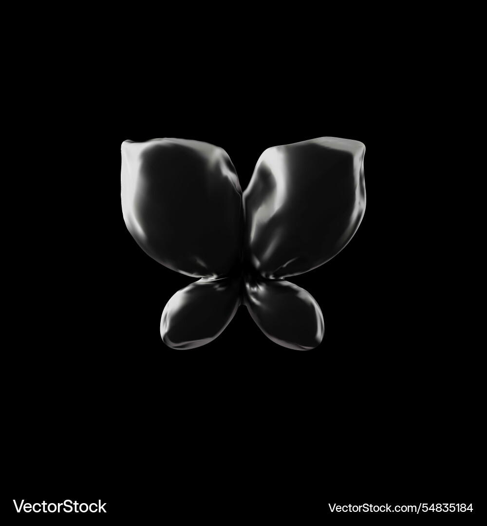 3d of abstract inflatable 3d of abstract inflatable vector image