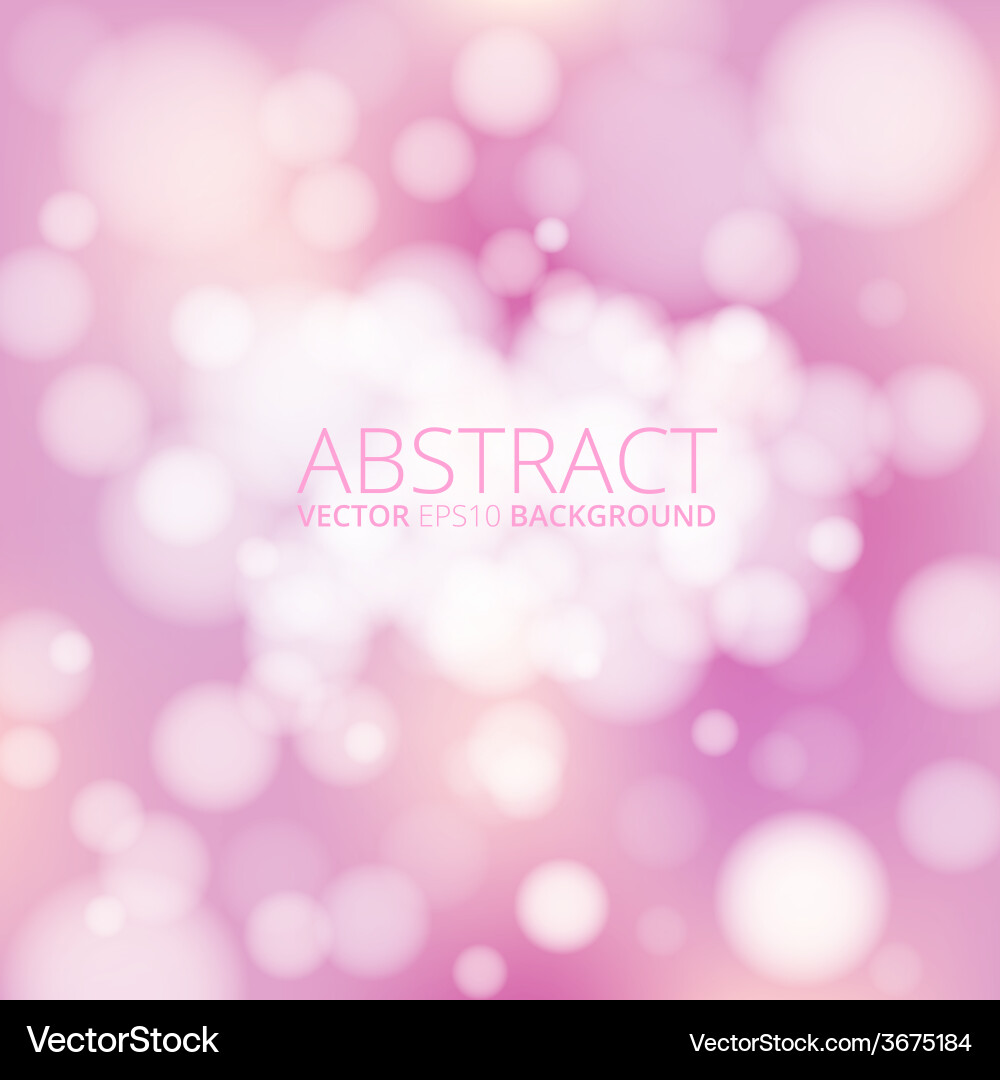Magical background with colorful bokeh vector image