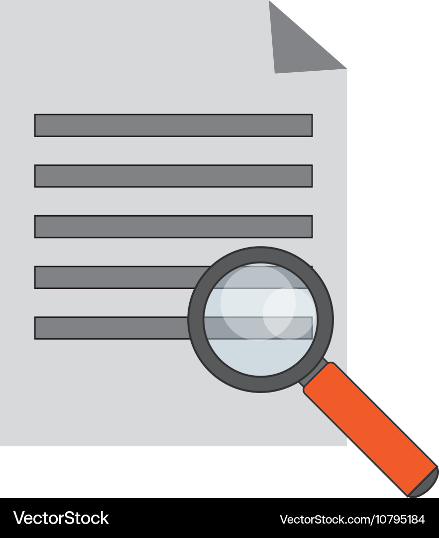 Paper document and computer icon Vector Image